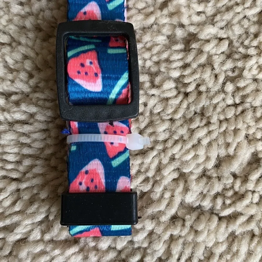 NWT‎ Watermelon Picnic Print Dog Collar size XS Small 8”- 12”